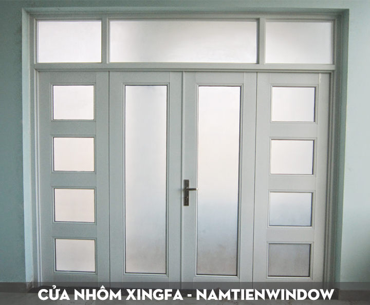 Cửa nhôm Xingfa chia ô
