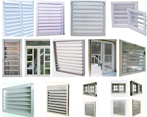 Cửa nhôm xingfa 4 cánh mở quay