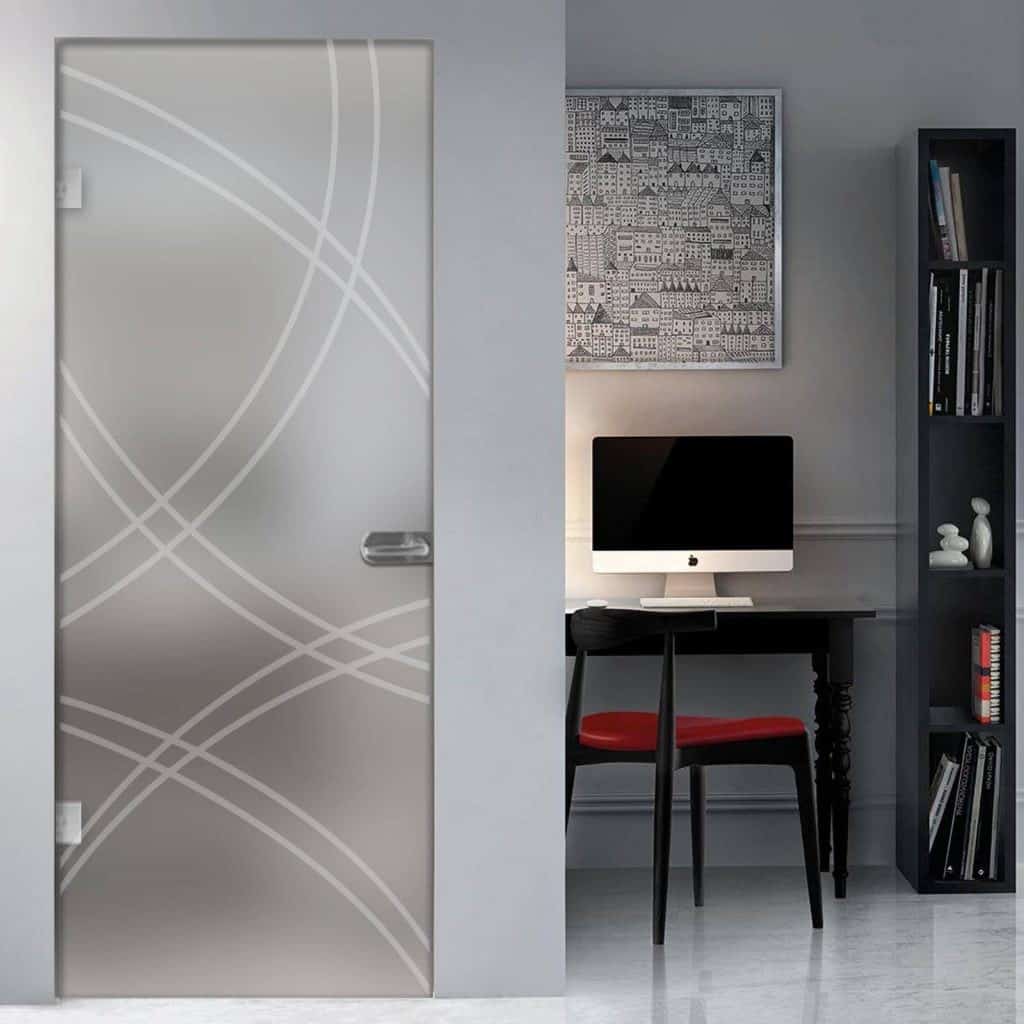 Mẫu cửa kính cường lực 1 cánh đẹp dành cho văn phòng 11 cua-kinh-cuong-luc-1-canh