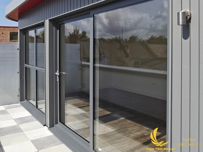 Cửa lùa nhôm Xingfa 4 cánh