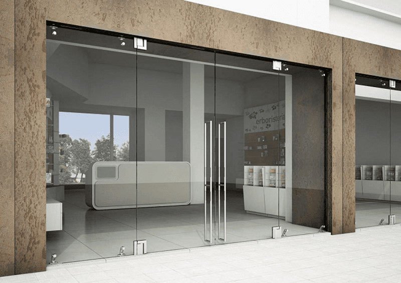 Cửa kính bản lề kẹp cho 1