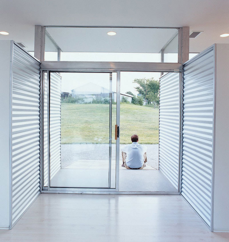 cửa kính cường lực 2 cánh mở trượt