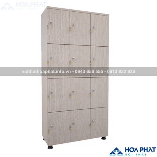 Tủ Locker Gỗ - Nội Thất Hoà Phát 2 tu locker go co kieiiu dai ng vaie kii ch thuioii c phuie hoiip 1