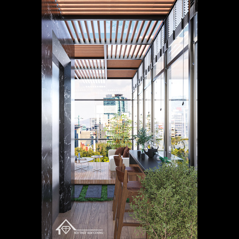 Thiết Kế Nội Thất Nhà Phố 7 thiet ke ban cong nha pho 1