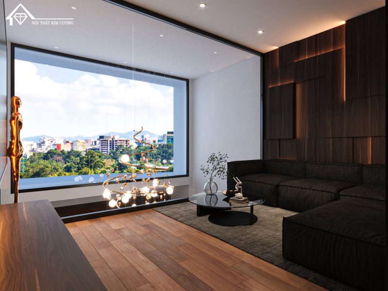 Thiết Kế Nội Thất Nhà Phố 3 thiet ke noi that hien dai mau trung tinh 1