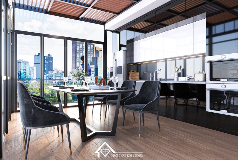 Thiết Kế Nội Thất Nhà Phố 6 thiet ke phong bep hien dai 1