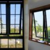 Cửa sổ nhôm Xingfa 2 cánh mở hất phù hợp với phòng ngủ và nhà cao tầng