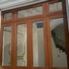 Cửa sổ nhôm Xingfa 4 cánh màu vân gỗ mang vẻ đẹp ấm cúng và tinh tế