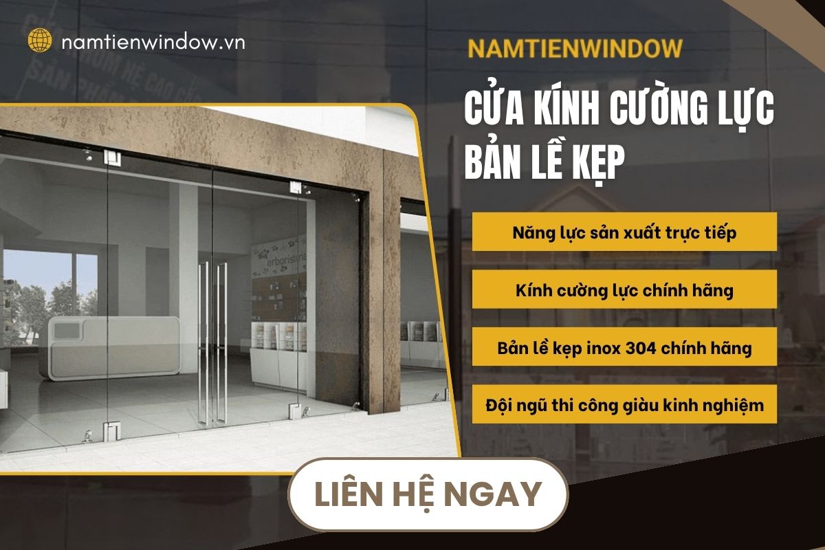 Nam Tiến Window mang đến sự an tâm nhờ quy trình thi công chuyên nghiệp, đạt chuẩn kỹ thuật