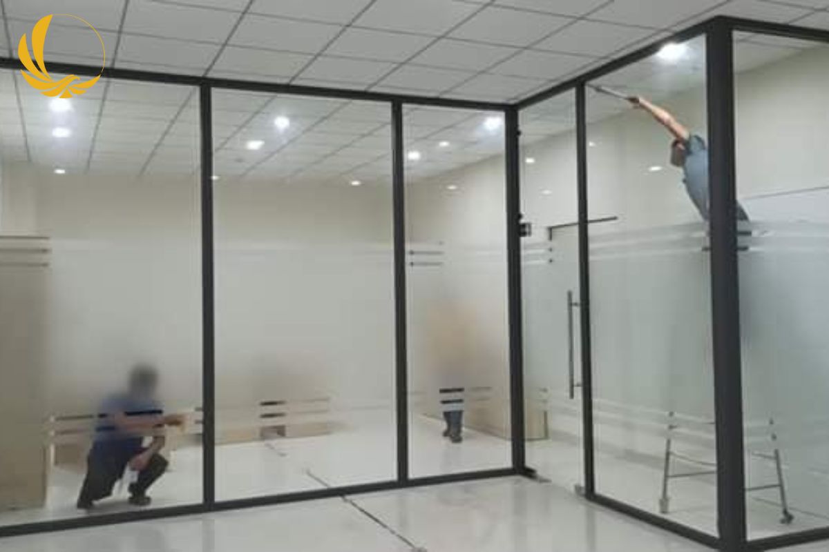 Dự án thi công vách kính văn phòng tại KCN VSIP