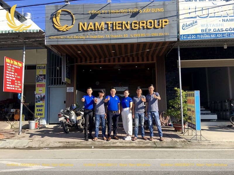 thi-cong-vach-mat-dung-he-65 Nam Tiến Window chuyên thi công vách nhôm kính mặt dựng xingfa hệ 65 chuyên nghiệp