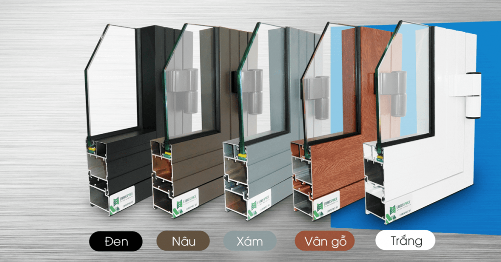 màu nhôm xingfa nhập khẩu