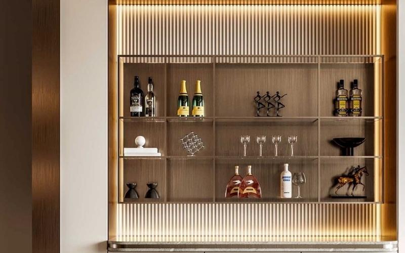 Ứng dụng của tủ rượu cánh kính