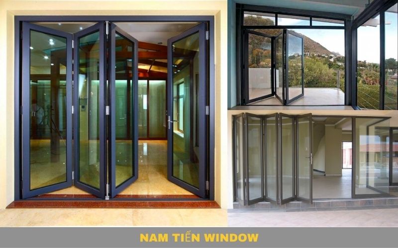 Cửa Nhôm Xingfa Xếp Trượt - Mọi Điều Bạn Cần Biết 12 Mẫu cửa nhôm kính trượt gấp với nhiều kiểu dáng và kích thước khác nhau