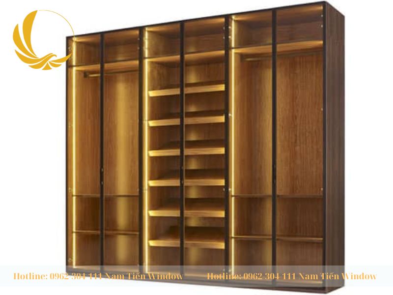 7 Tủ áo cánh kính hoàn thiện với độ thẩm mỹ cao và đẳng cấp châu âu