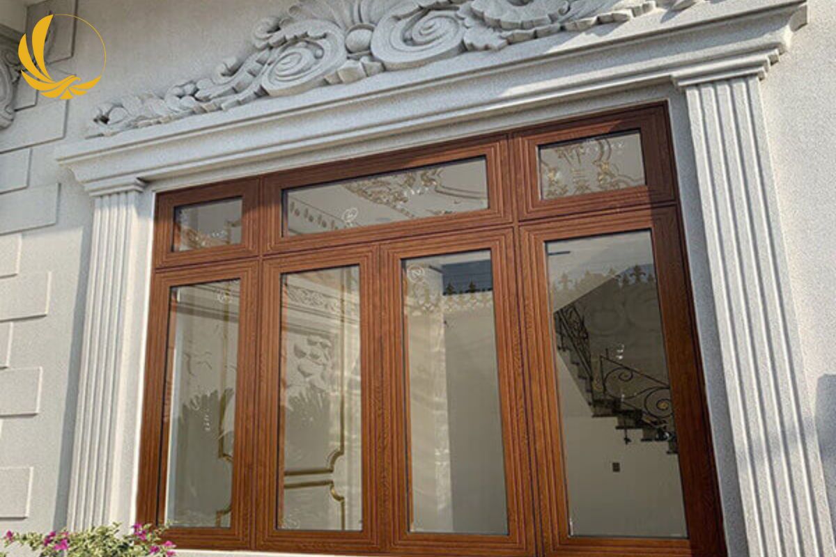 Bảng Màu Nhôm Xingfa Nhập Khẩu 3 Màu cửa nhôm xingfa vân gỗ, giả gỗ