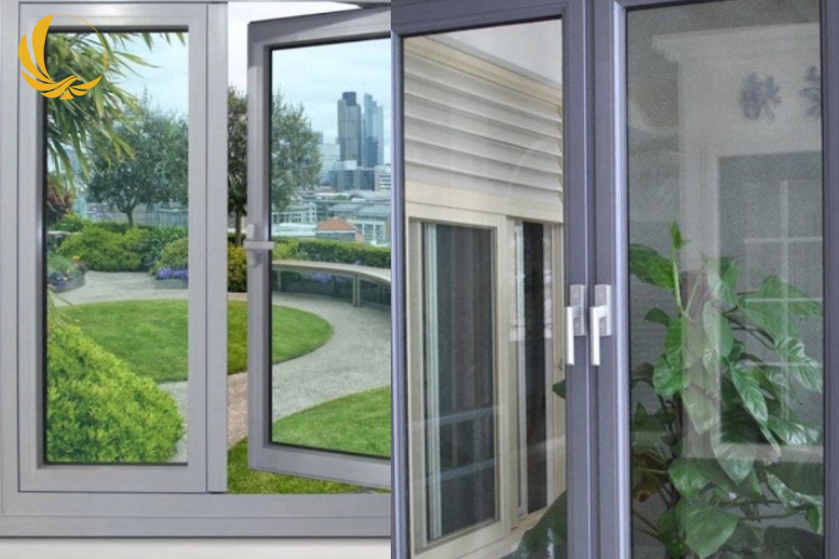 Bảng Màu Nhôm Xingfa Nhập Khẩu 8 Cửa nhôm xingfa màu xanh rêu