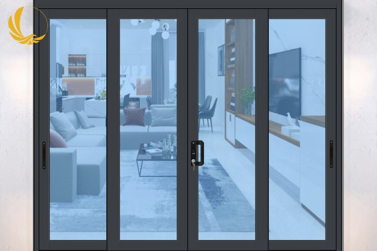 Cửa đi nhôm xingfa hệ 93 4 cánh