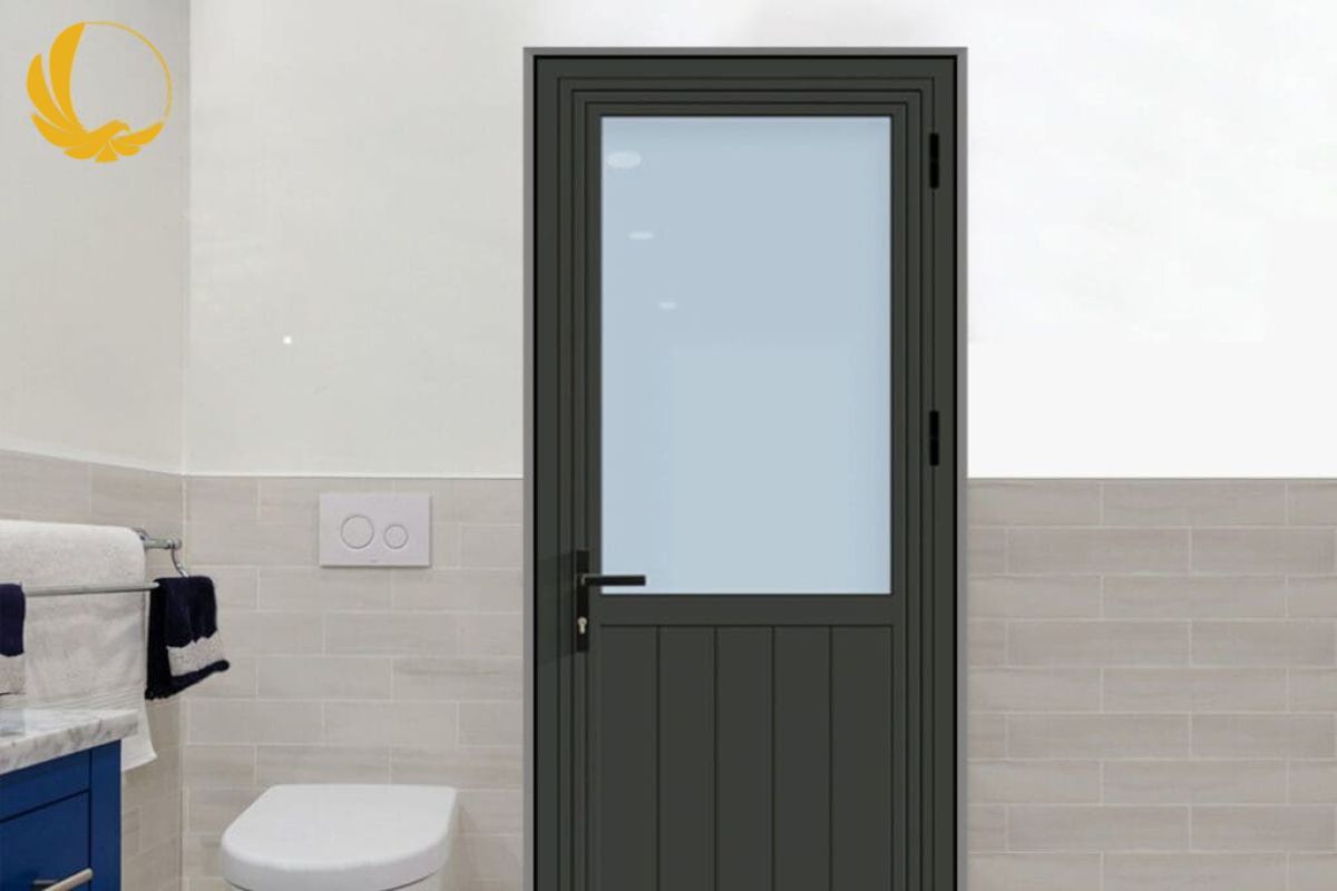 Cửa nhôm toilet chống nước, bền bỉ, phù hợp mọi không gian phòng tắm