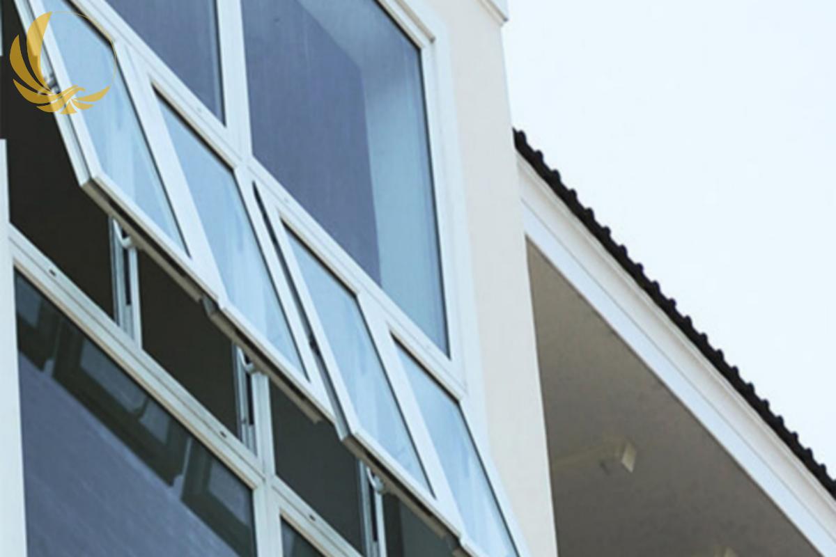 Mẫu cửa sổ 4 cánh nhôm Xingfa kiểu mở hất
