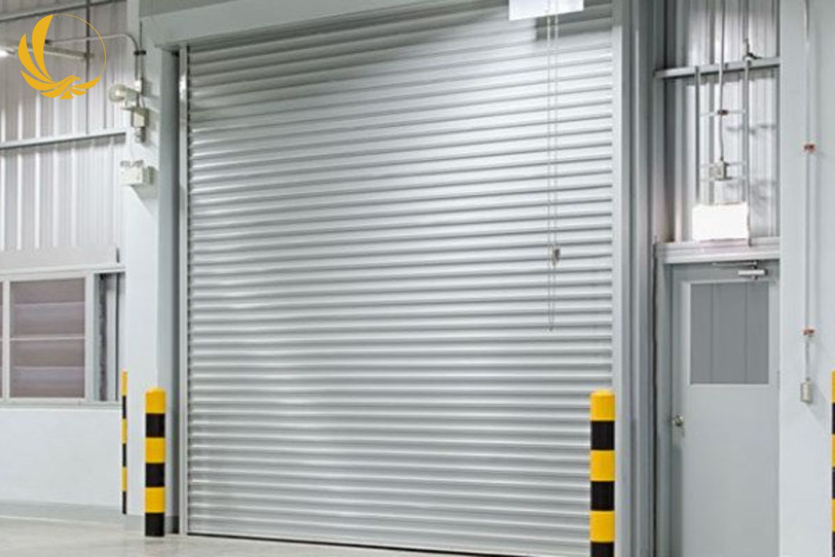 Thi công cửa cuốn liền tấm cho cửa hàng tiện lợi trên đường Trần Hưng Đạo quận 1