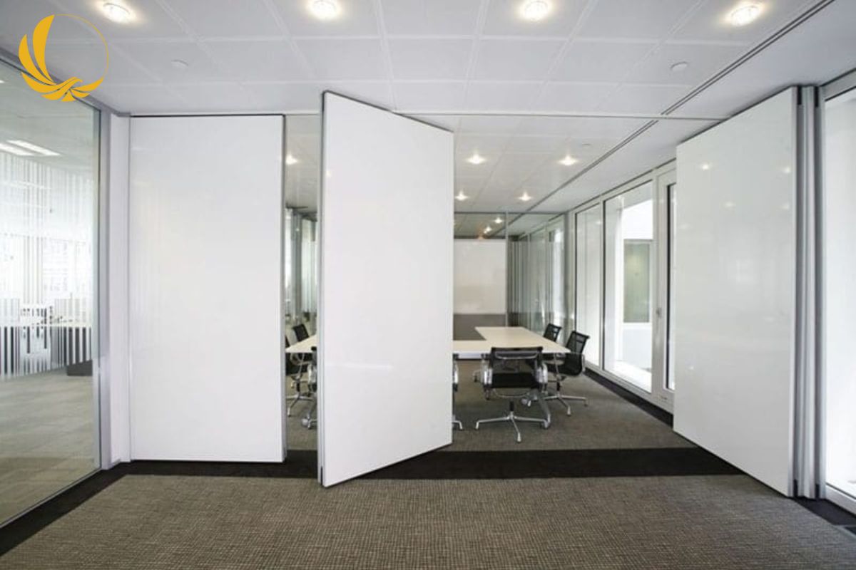 Dự án thi công vách ngăn kính di động tại văn phòng tại Thuận An, Bình Dương