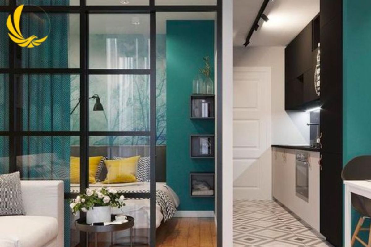 Mẫu vách ngăn nhôm xingfa kính trong suốt cho không gian phòng ngủ, giá chỉ với 1.500.000 VNĐ