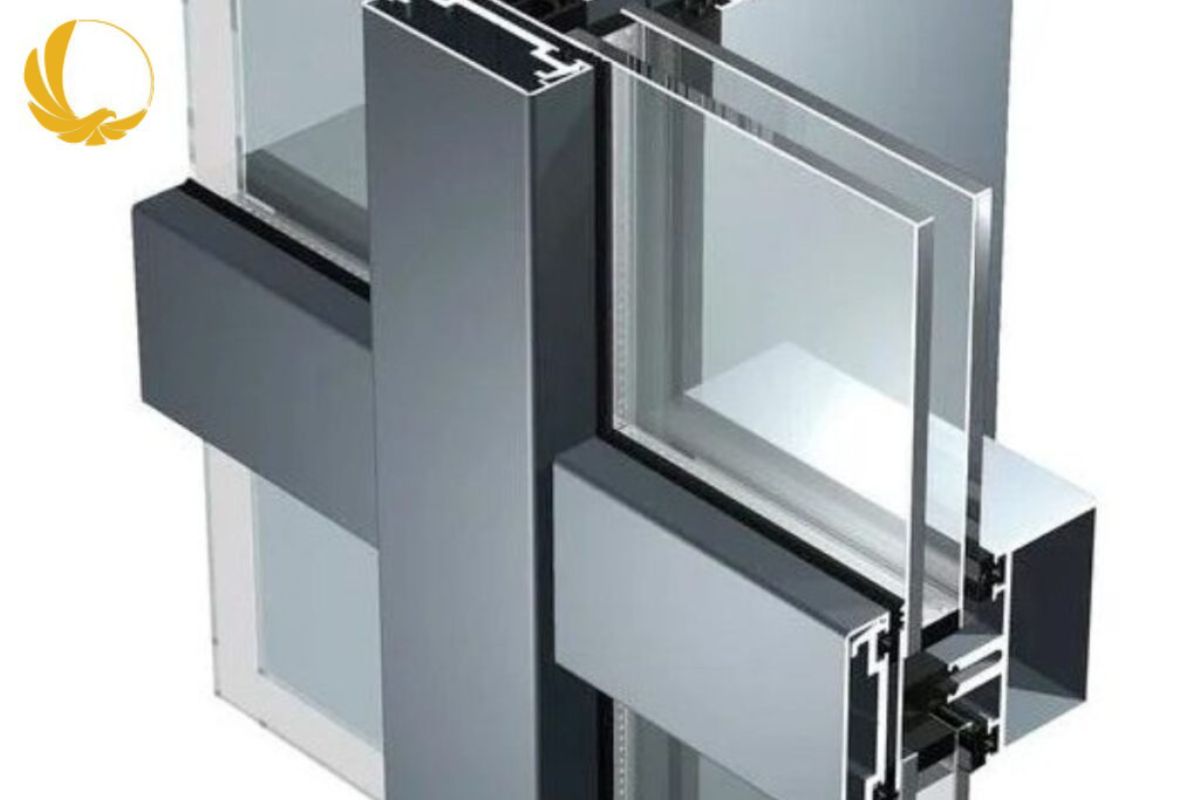 Khung nhôm Xingfa hệ 65 kết hợp phụ kiện chính hãng tạo nên hệ vách bền bỉ
