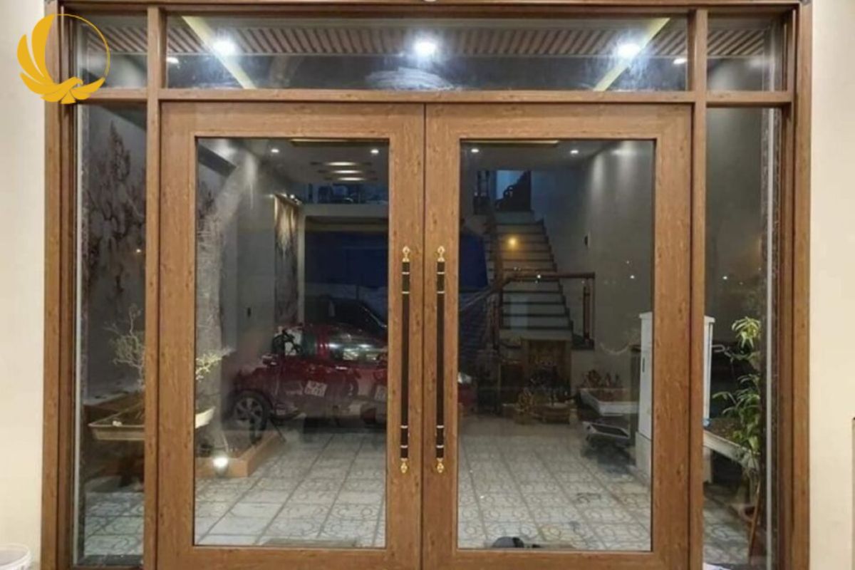 Cửa thủy lực Singhal 2 cánh ứng dụng cho mặt tiền rộng, showroom và sảnh lớn