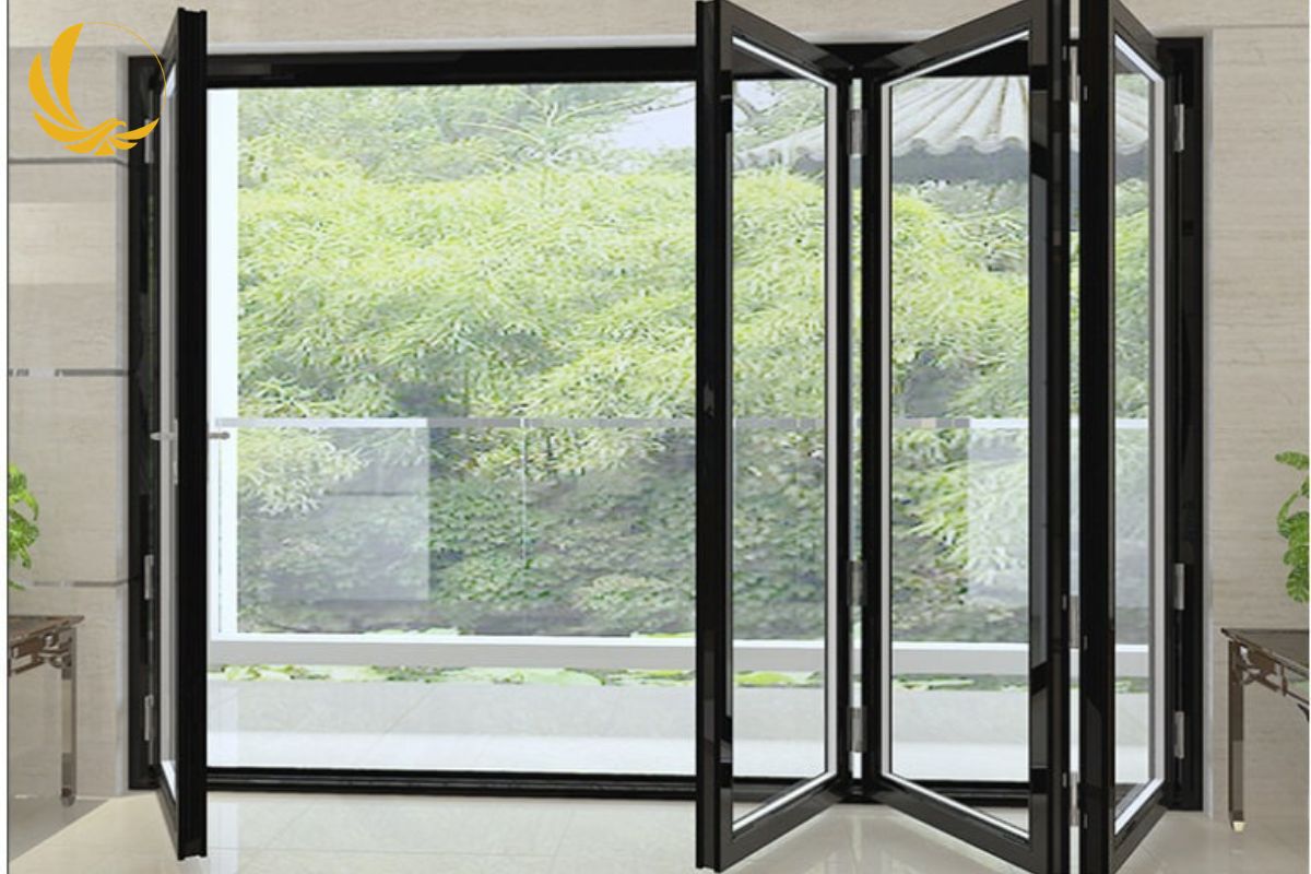 Cửa đi nhôm Xingfa xếp trượt