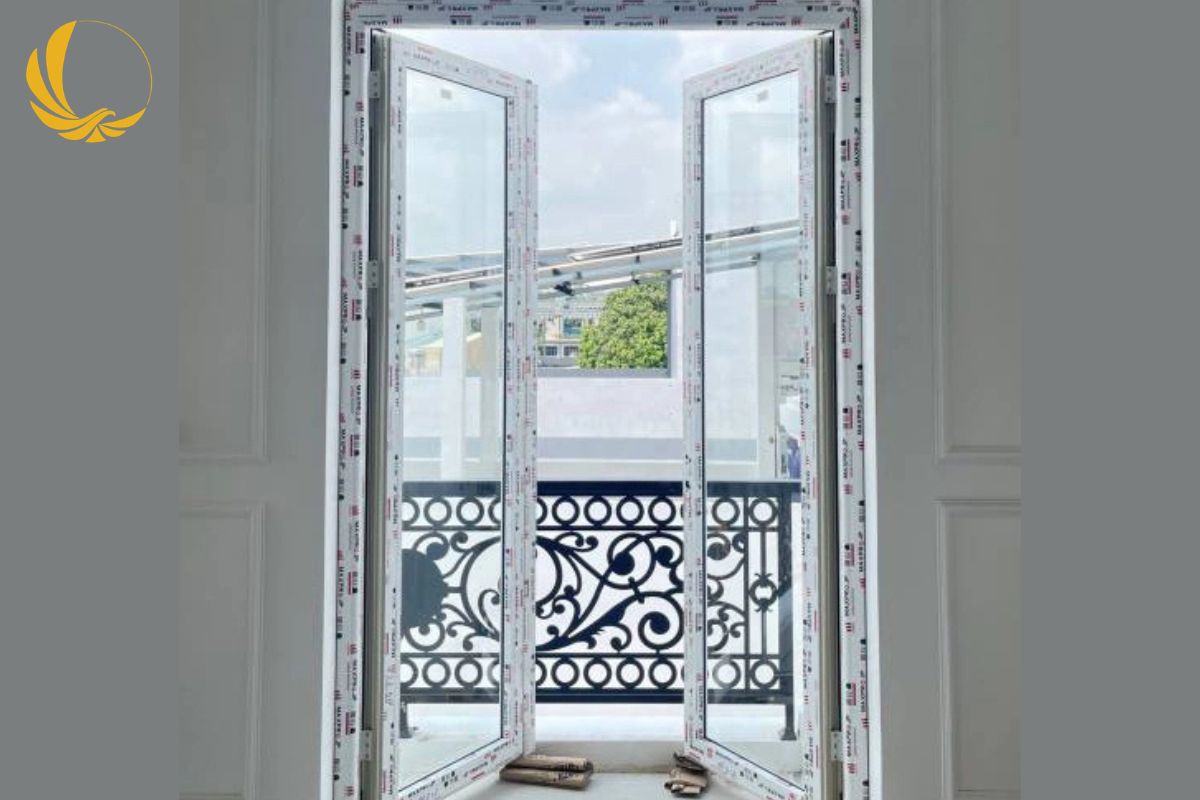 Cửa Nhôm Maxpro 12 Mẫu cửa đi mở quay 2 cánh nhôm Maxpro Janpan