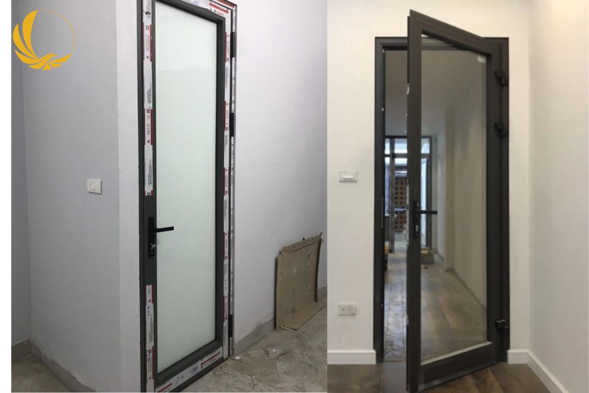 Cửa Đi 1 Cánh Nhôm Xingfa 16 Lý do chọn lắp đặt cửa nhôm xingfa nam tiến window