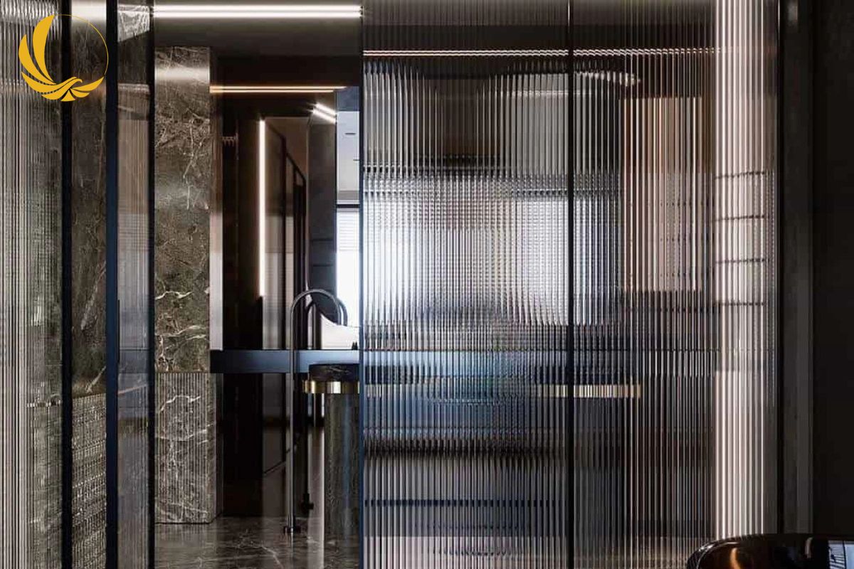 Mẫu vách ngăn phòng tắm nhôm lắp cho khách sạn