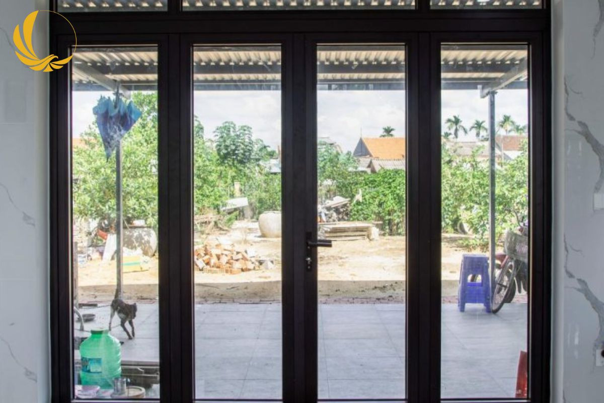 Dòng cửa nhôm nhà cấp 4 độ bền cao sử dụng hệ nhôm Xingfa nhập khẩu chính hãng