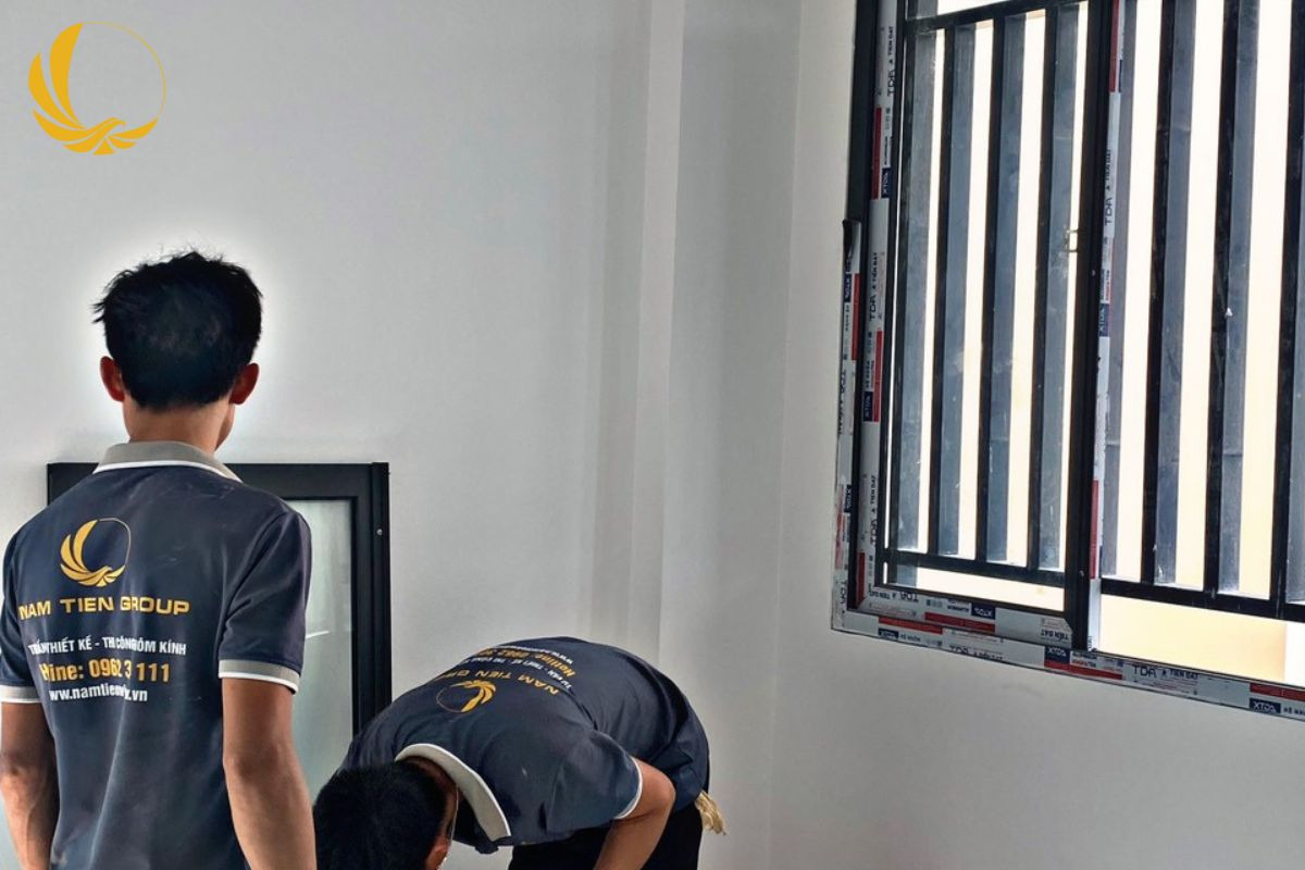 Dự án lắp đặt cửa sổ nhôm kính xingfa tại Công Ty MayDigital