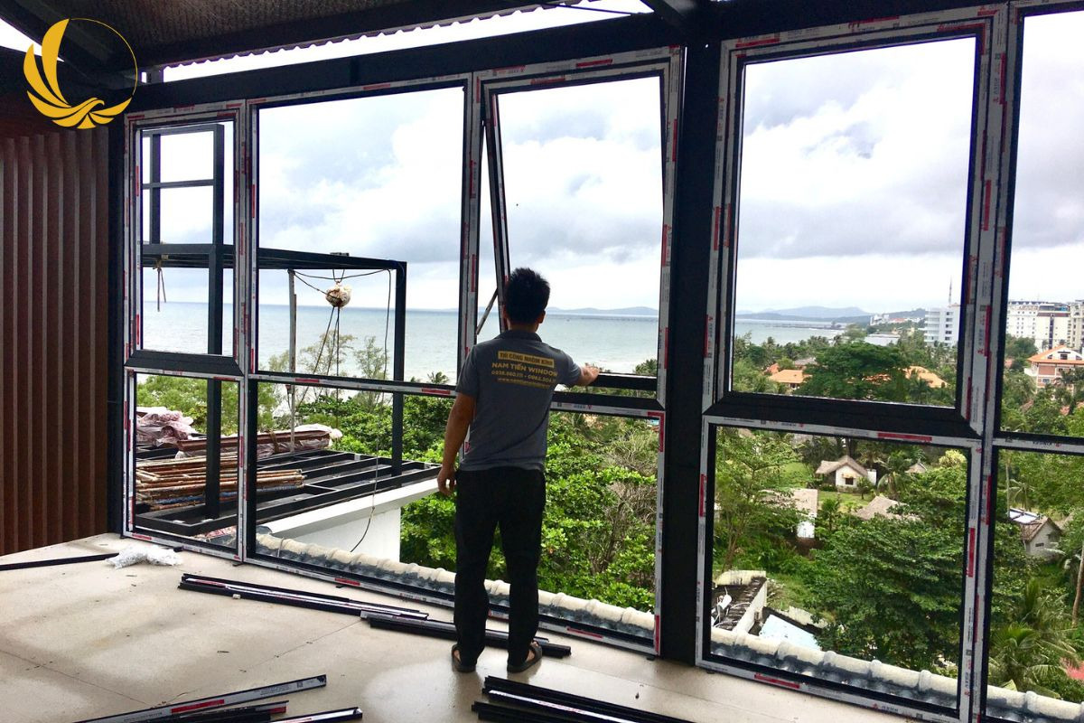 Dự án lắp đặt cửa sổ nhôm kính xingfa tại Dĩ An