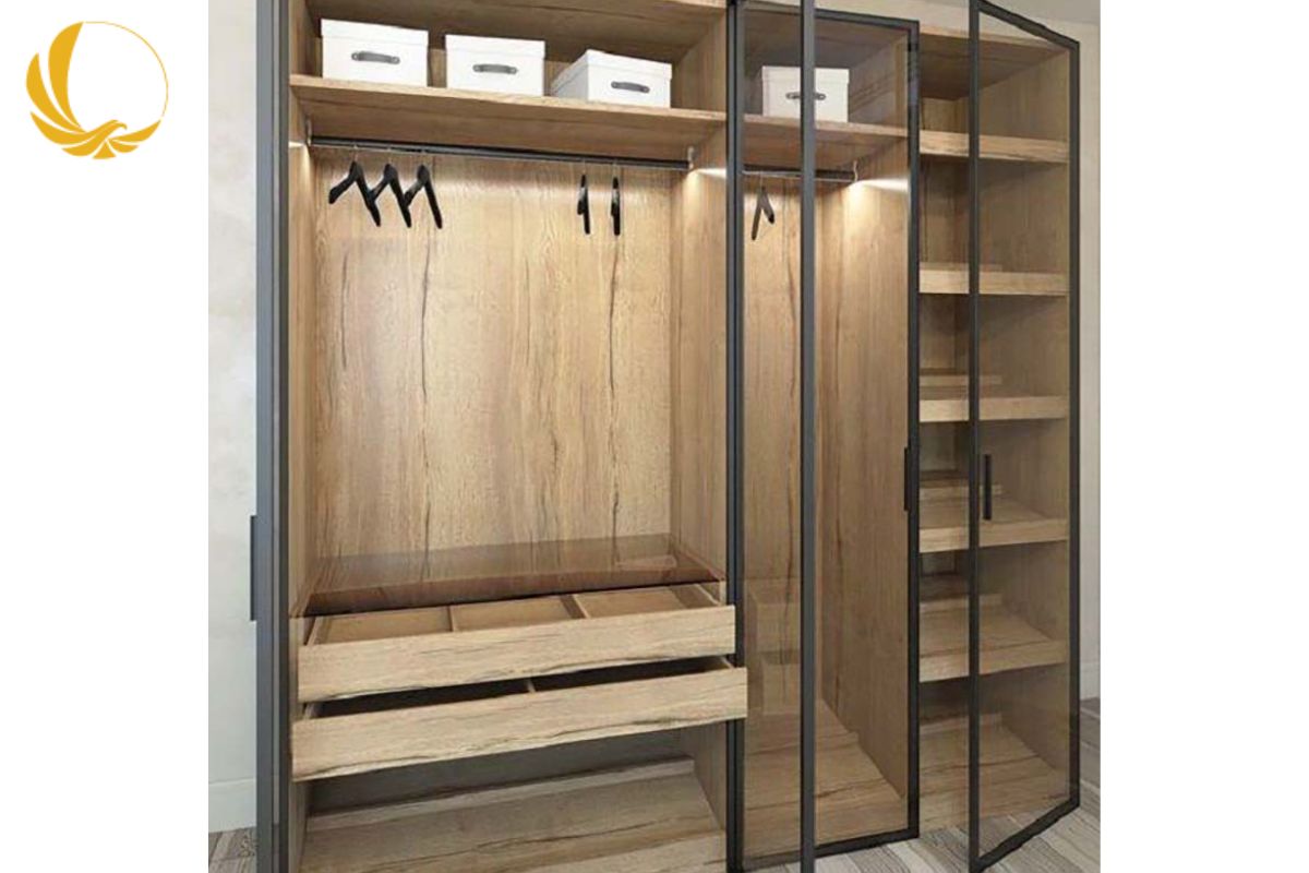 Dự án thực tế tủ kính khung nhôm thi công tại nhà ở 