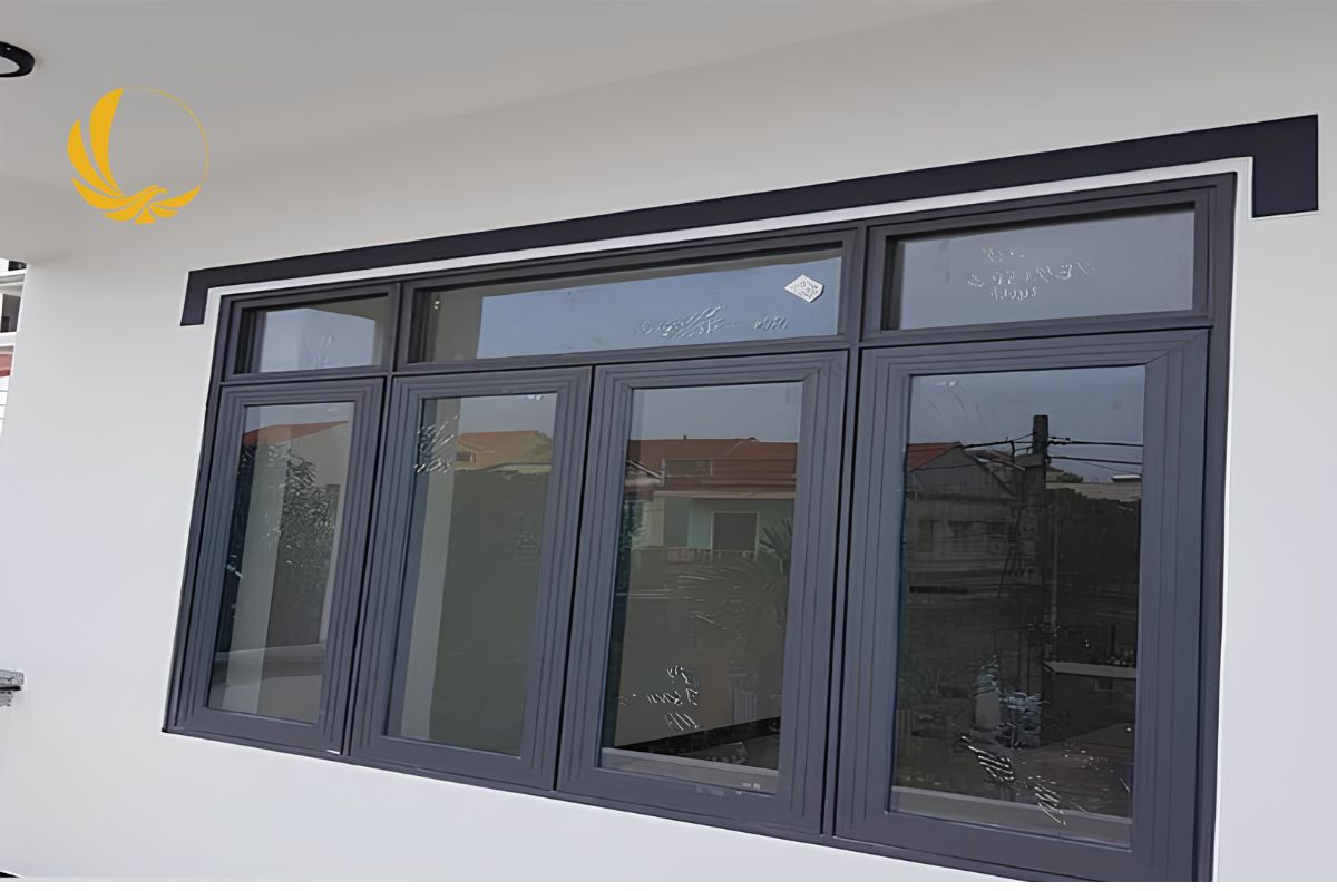 Nam Tiến Window cung cấp và thi công cửa sổ nhôm Xingfa 4 cánh theo yêu cầu 