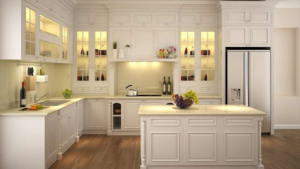 Tủ bếp gỗ Sồi trắng là xu hướng mới cho nội thất gia đình